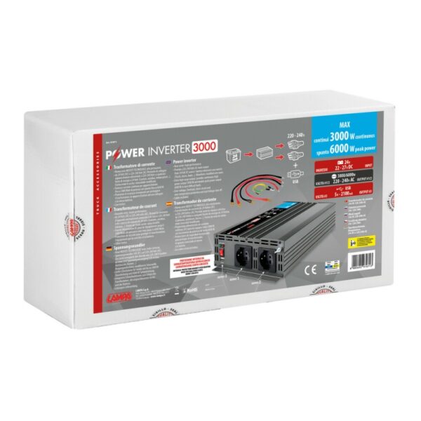 TRANFORMADOR DE 24V A 220V 3000W - Imagen 6