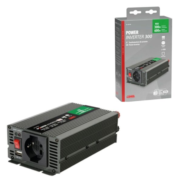 TRANSFORMADOR DE 24V A 220V 300W CON USB