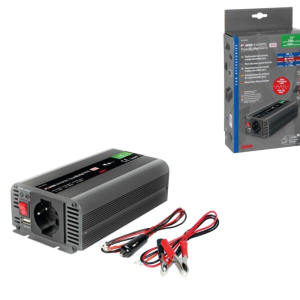 TRANSFORMADOR DE ONDA SENOIDAL PURA DE 12V 230V 300W - Imagen 2
