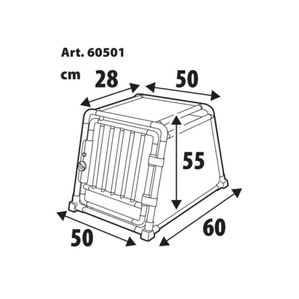 TRANSPORTIN DE ANIMALES 50x60x55 - Imagen 11