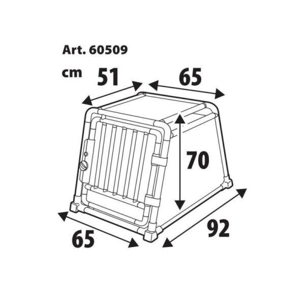 TRANSPORTIN DE ANIMALES 55x92x70 - Imagen 11
