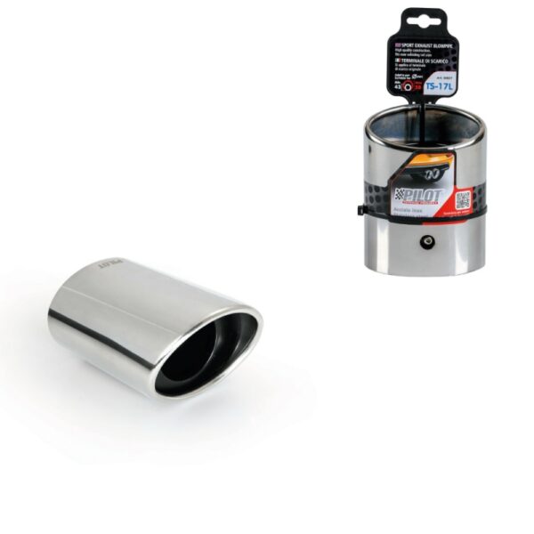 TUBO DE ESCAPE ACERO INOX TS-17 OVALADO DIAM 43-58 MM - Imagen 2