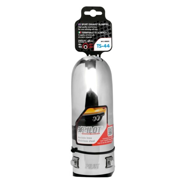 TUBO ESCAPE TS-44 ACERO INOXIDABLE DIAM.50-60MM - Imagen 2