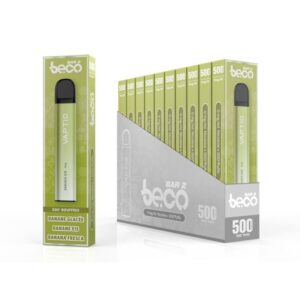 VAPEADOR DE 500 PUFF BECO BANANA FRESCA SIN NICOTINA (EXPOSITOR 10 UNIDADES)