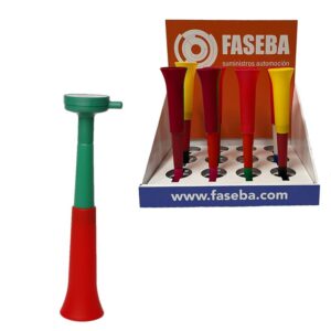 VUVUZELA TELESCOPICA BANDERA DE PORTUGAL (EXPOSITOR 12 UNIDADES)