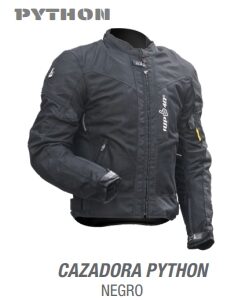 CAZADORA PYTHON NEGRO, NEGRO-GRIS , NEGRO-FLUOR,