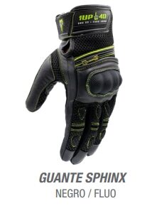 GUANTE 1UP4D SPHINX , color negro , negro fluor, negro gris,